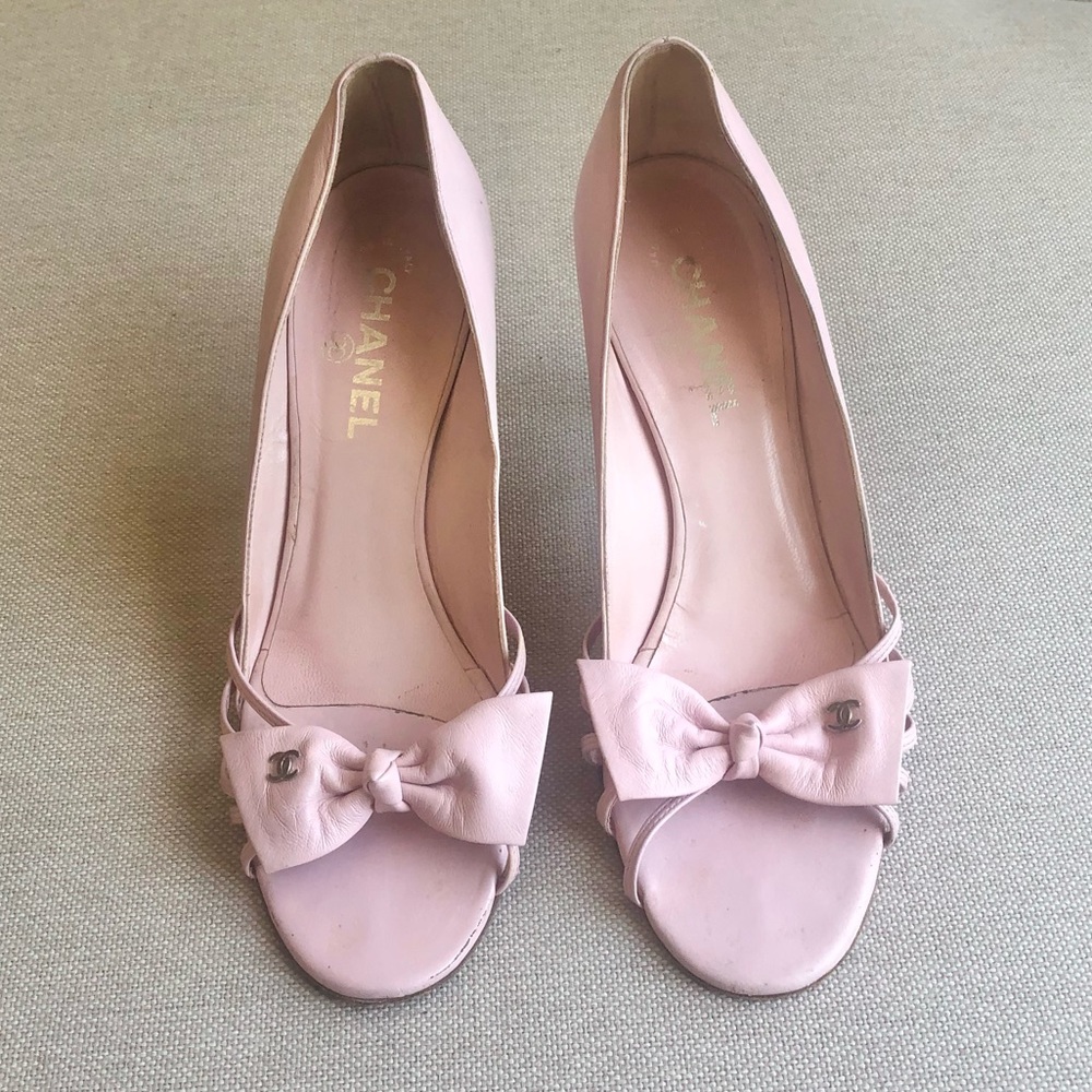 ☀️SALE☀️ CHANEL official pink heels